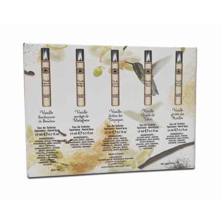 Coffret Découverte 5 x 15 ml Eau de Toilette - Vanille des Origines