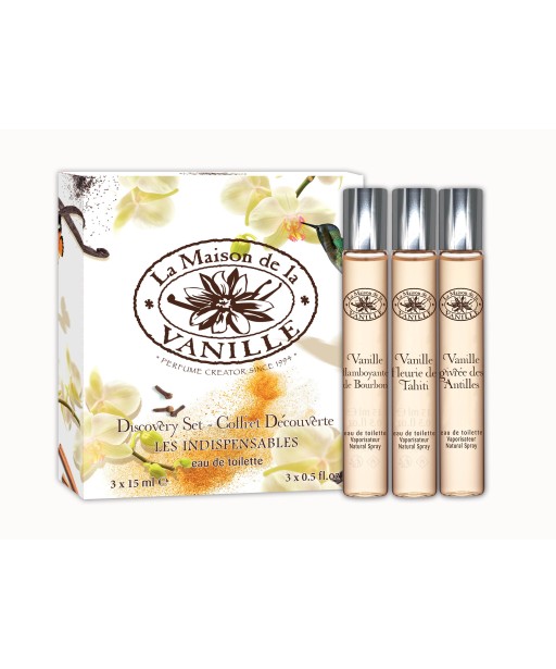 Coffret Découverte 3 x 15 ml Eau de Toilette - Vanille...