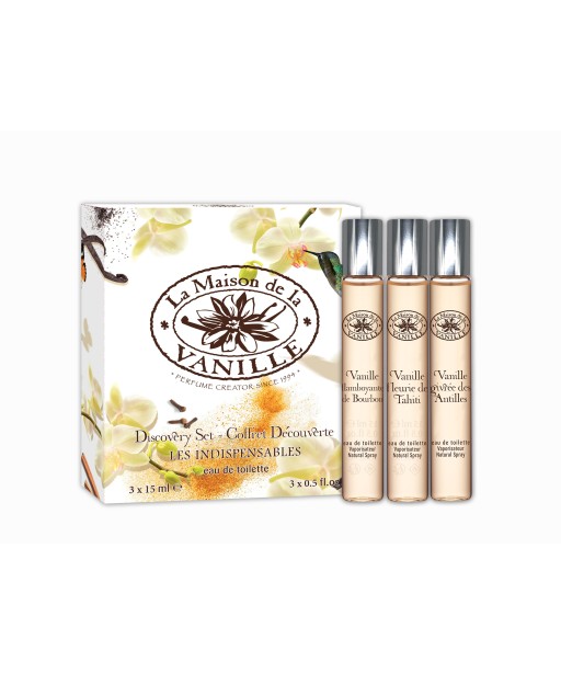 Coffret Découverte 3 x 15 ml Eau de Toilette - Vanille...